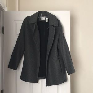 Zara women’s charcoal grey coat